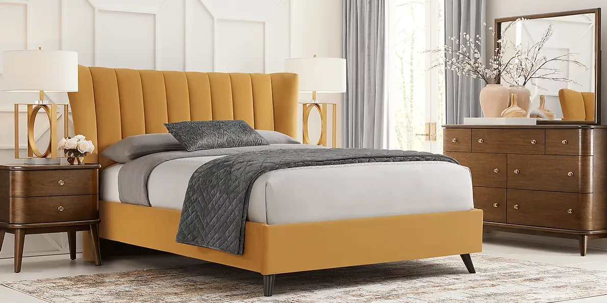 devon-loft-walnut-7-pc-bedroom-with-nanton-park-yellow-king-upholstered-bed_8068540P_image-room